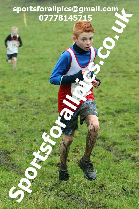 Boys under-13s, NECAA Junior Cross Country Relays, Thornley Farm, Peterlee, Saturday, December 12th. Photo: David T. Hewitson/Sports for All Pics